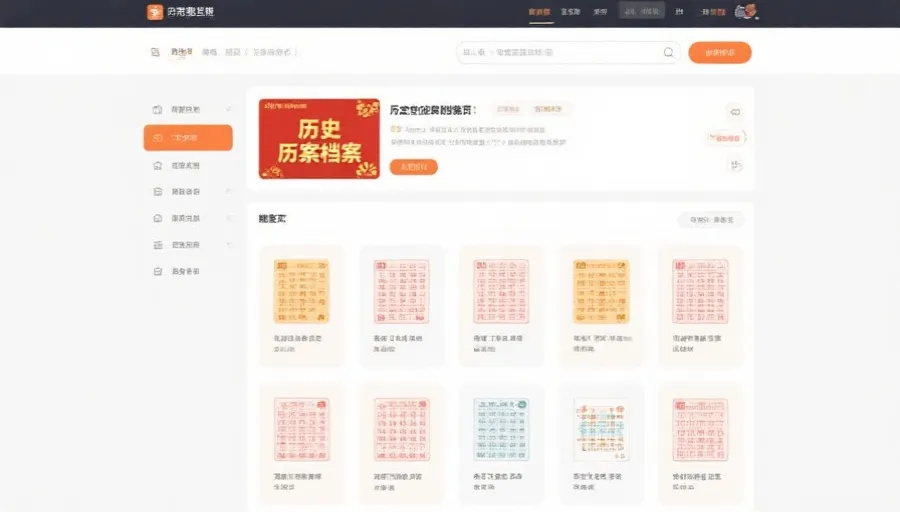 历史开奖归档界面占位图